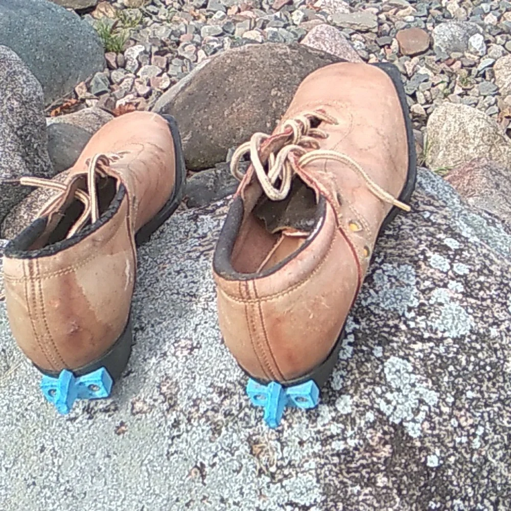 ❄️ NORDIC Cross Country Vintage Haugen Ski Boots Size  43 ❄